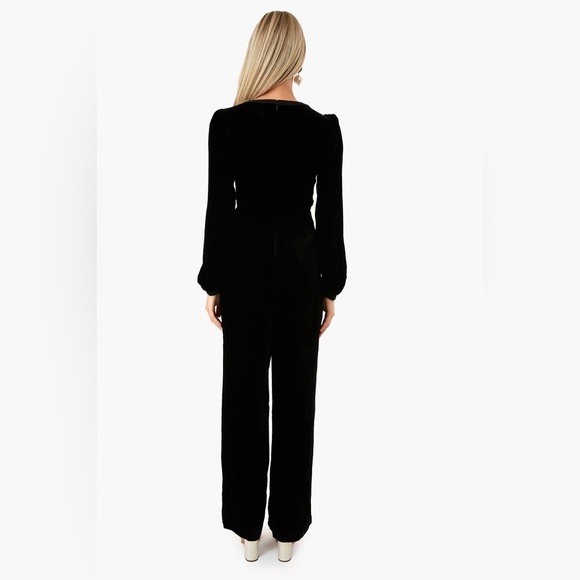 New Saloni Camille Bow Embellished Jumpsuit - Picture 3 of 13